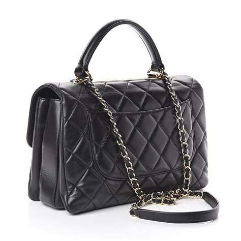 chanel black lambskin shoulder bag|chanel lambskin medium flap bag.